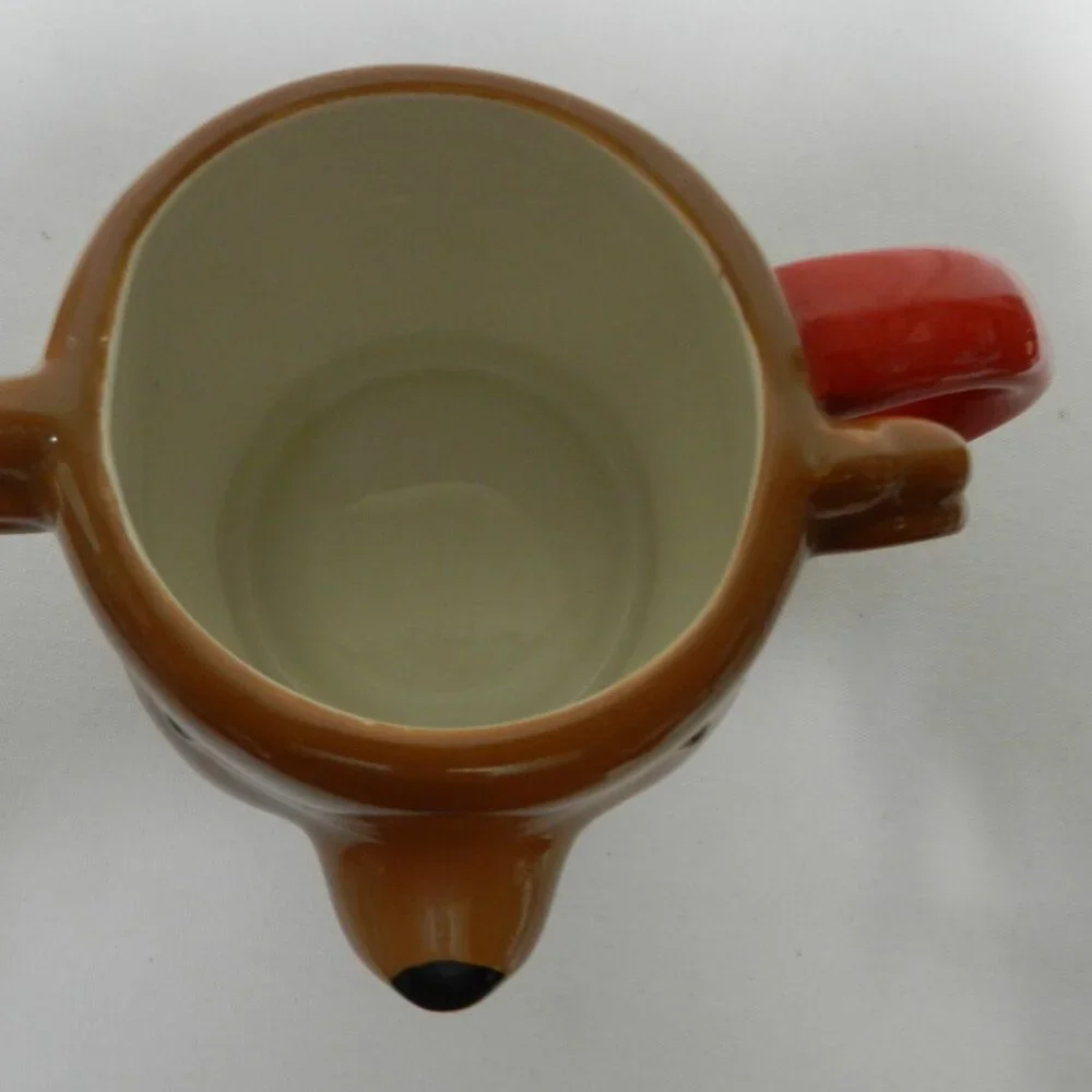 Wonderland Target Christmas Holidays Teddy Bear Mug Cup 3D micro safe NEW NWT